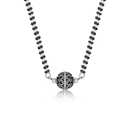 Silver Intricate Manaka Mangalsutra