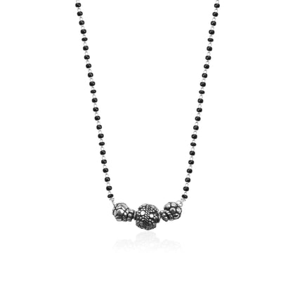 Oxidised Silver Tribal Mangalsutra